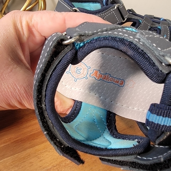 Apakowa Kid's Boy's Girl's Soft Sole Close Toe Sport Beach Sandals Size 12 - Picture 9 of 13